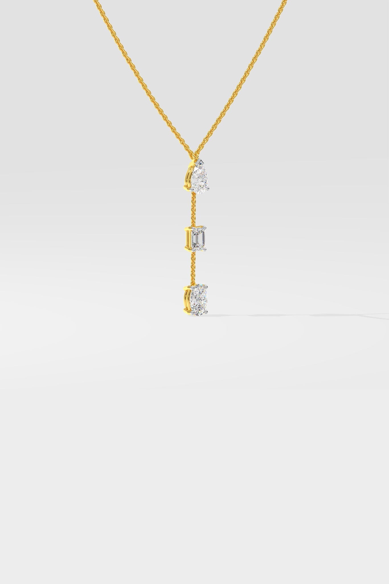 Trio Drop Necklace