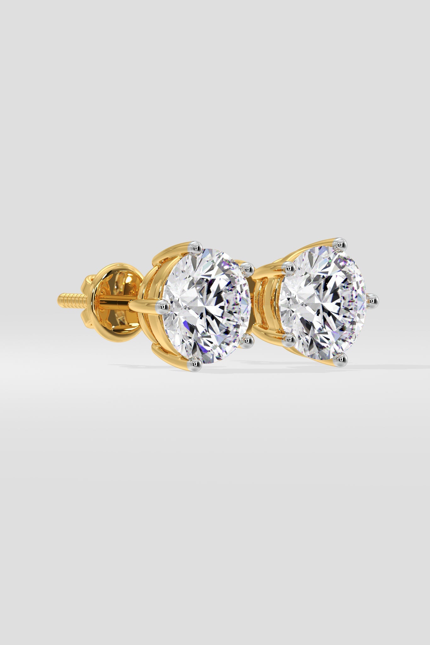 6 ct Solitaire Studs