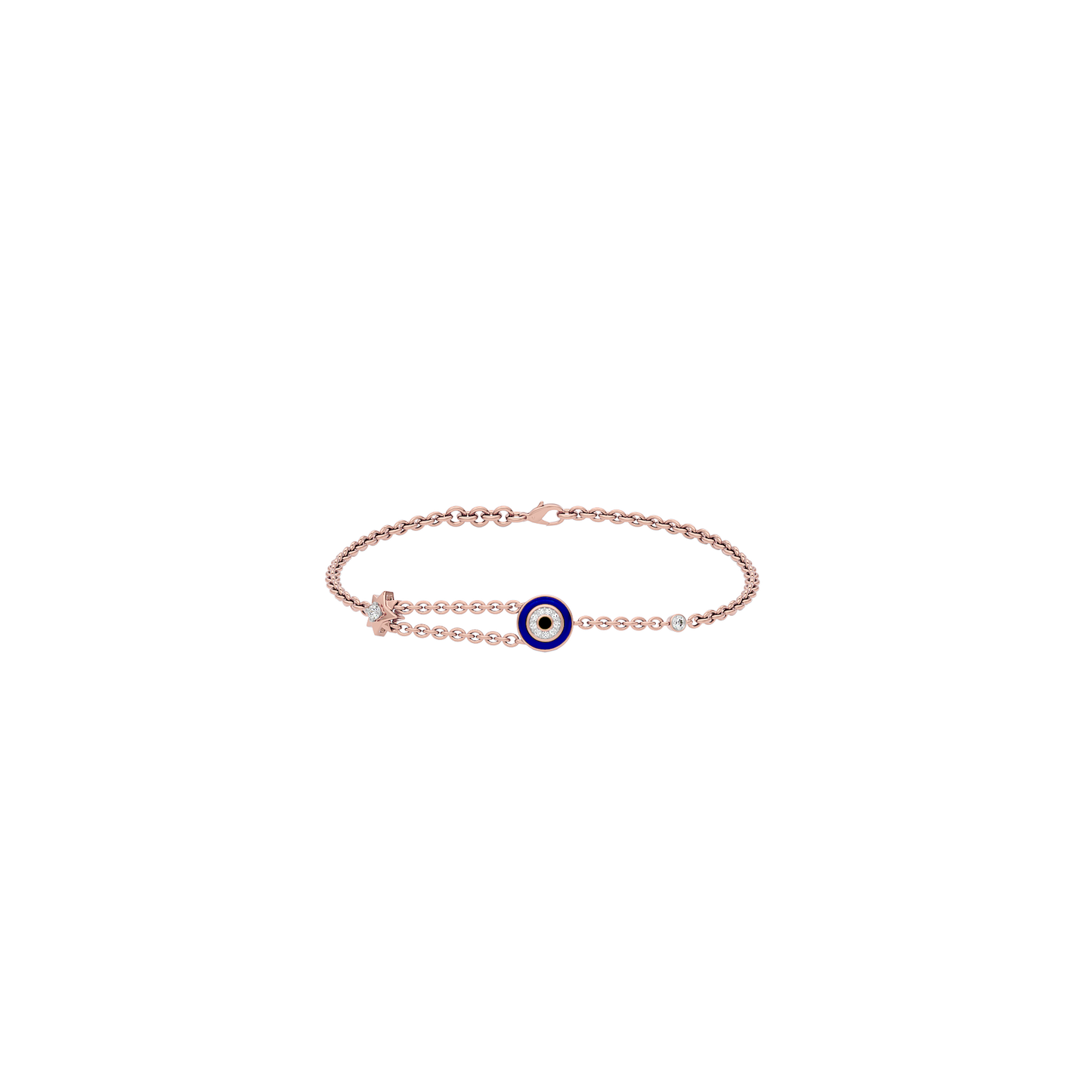 Luminous Evil Eye Diamond Bracelet
