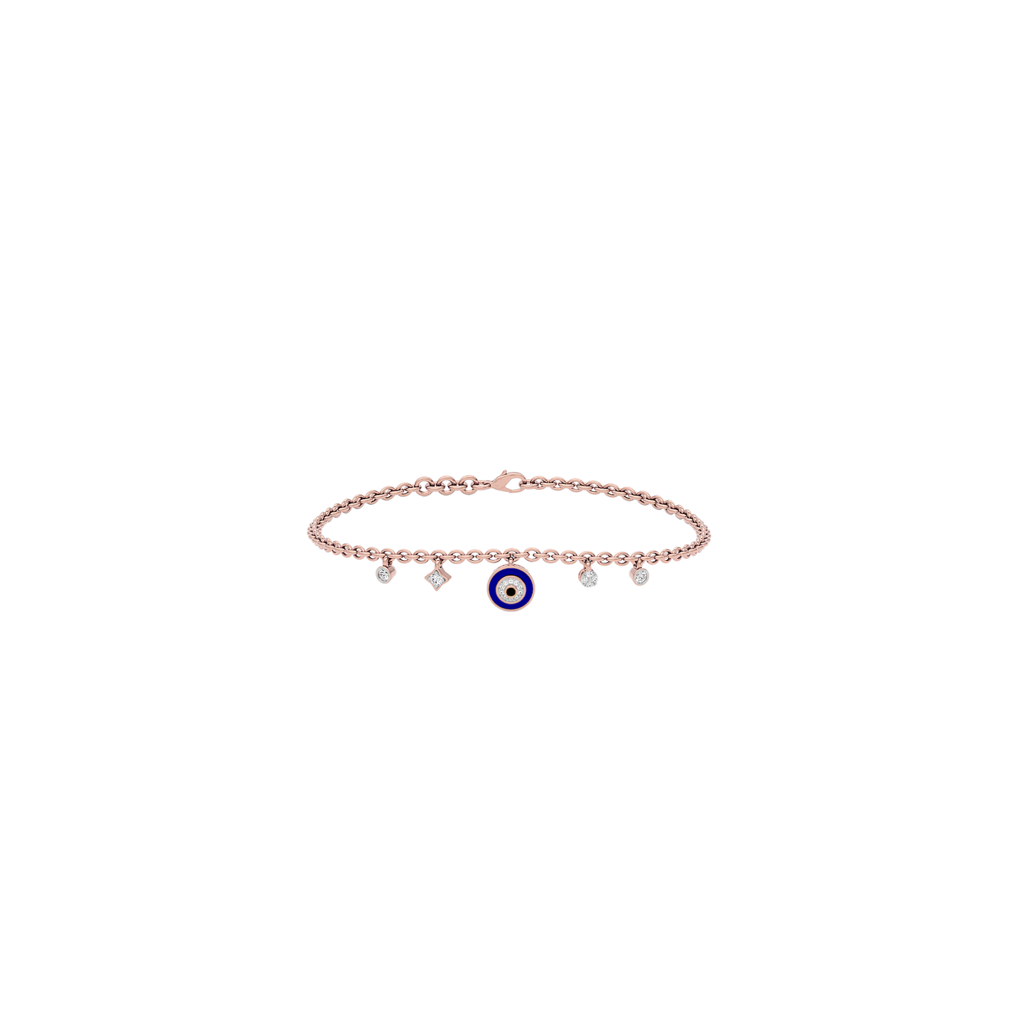 Goodluck Charm Evil Eye Diamond Bracelet