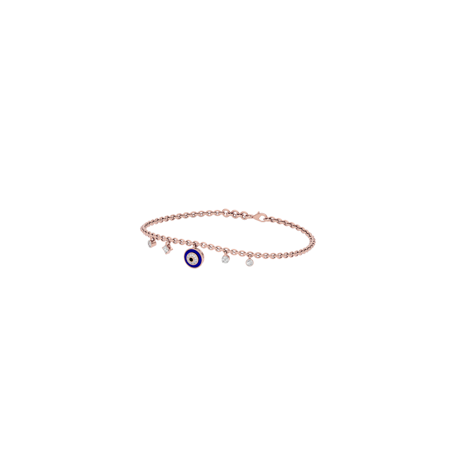Goodluck Charm Evil Eye Diamond Bracelet