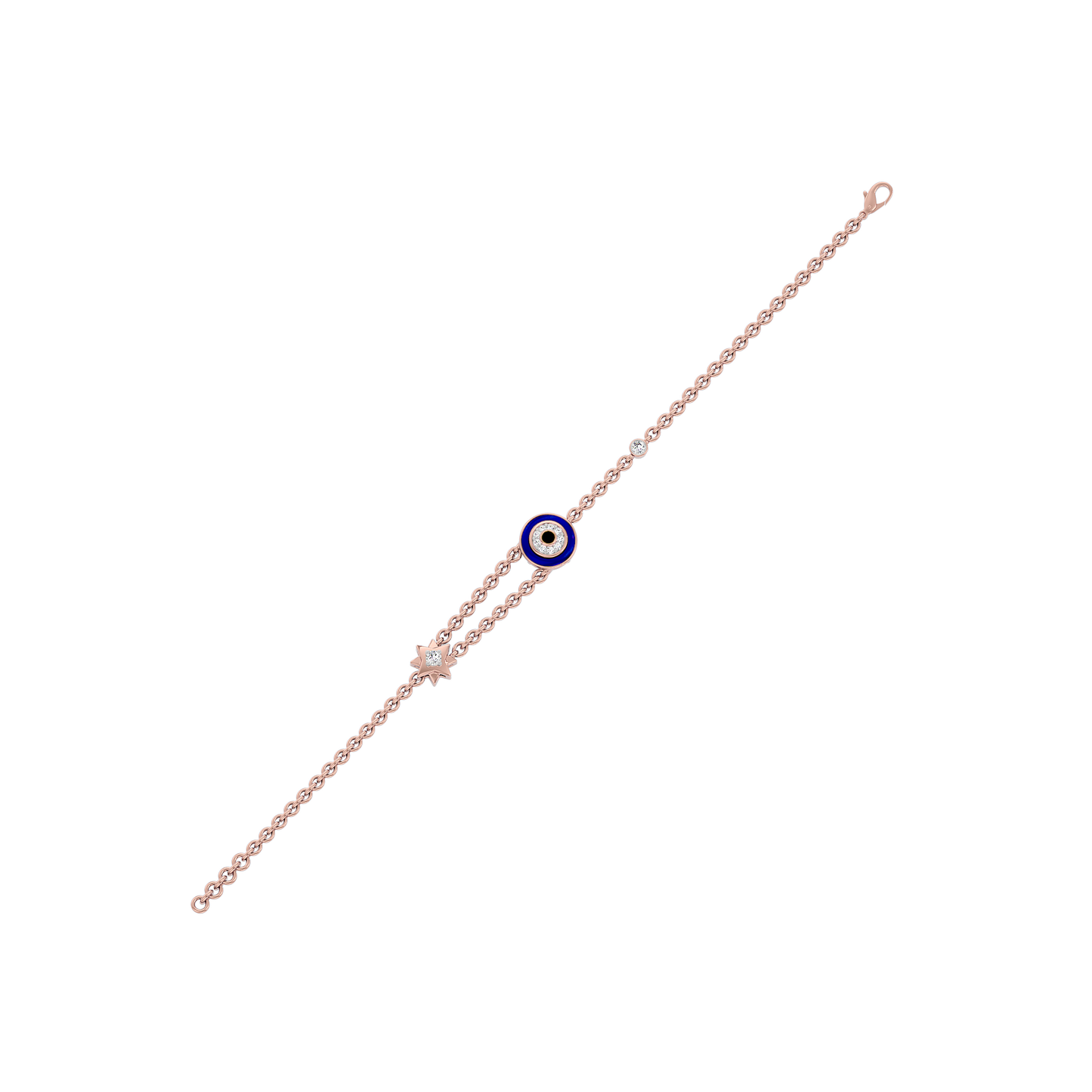 Luminous Evil Eye Diamond Bracelet