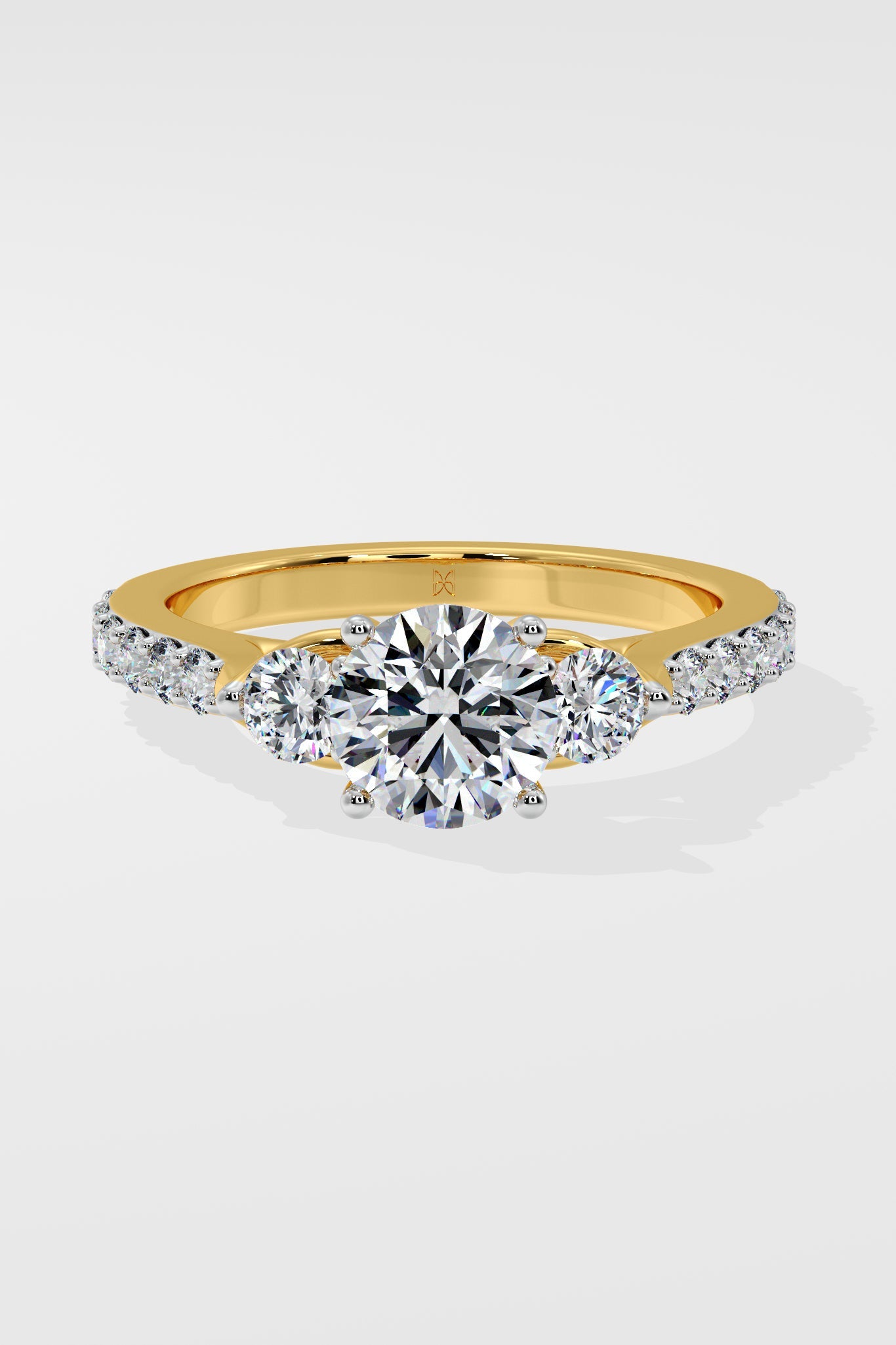 Trinity Solitaire Ring