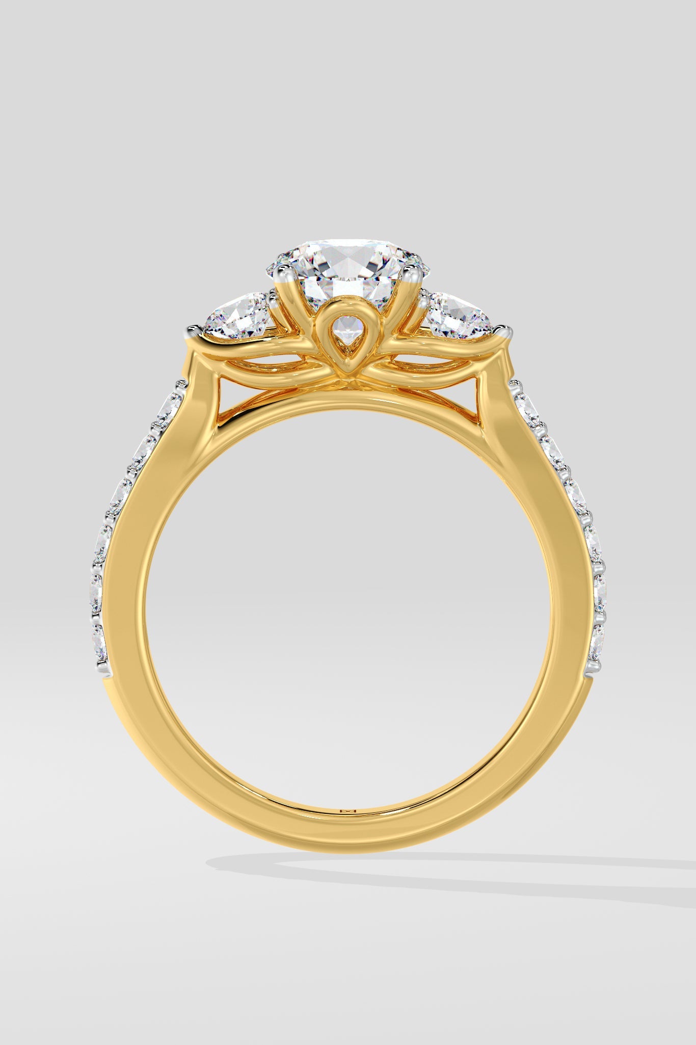 Trinity Solitaire Ring