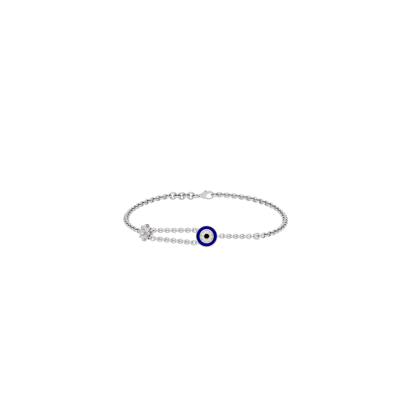 Luminous Evil Eye Diamond Bracelet
