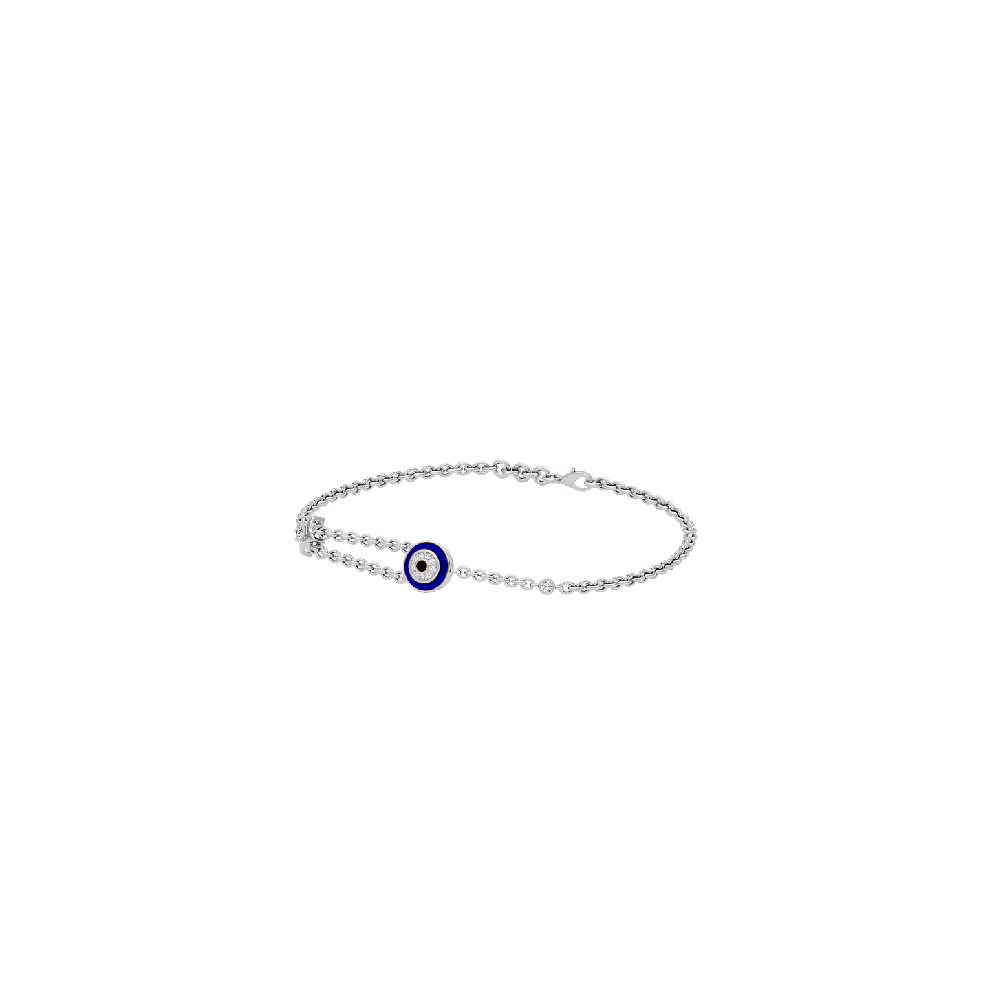 Luminous Evil Eye Diamond Bracelet