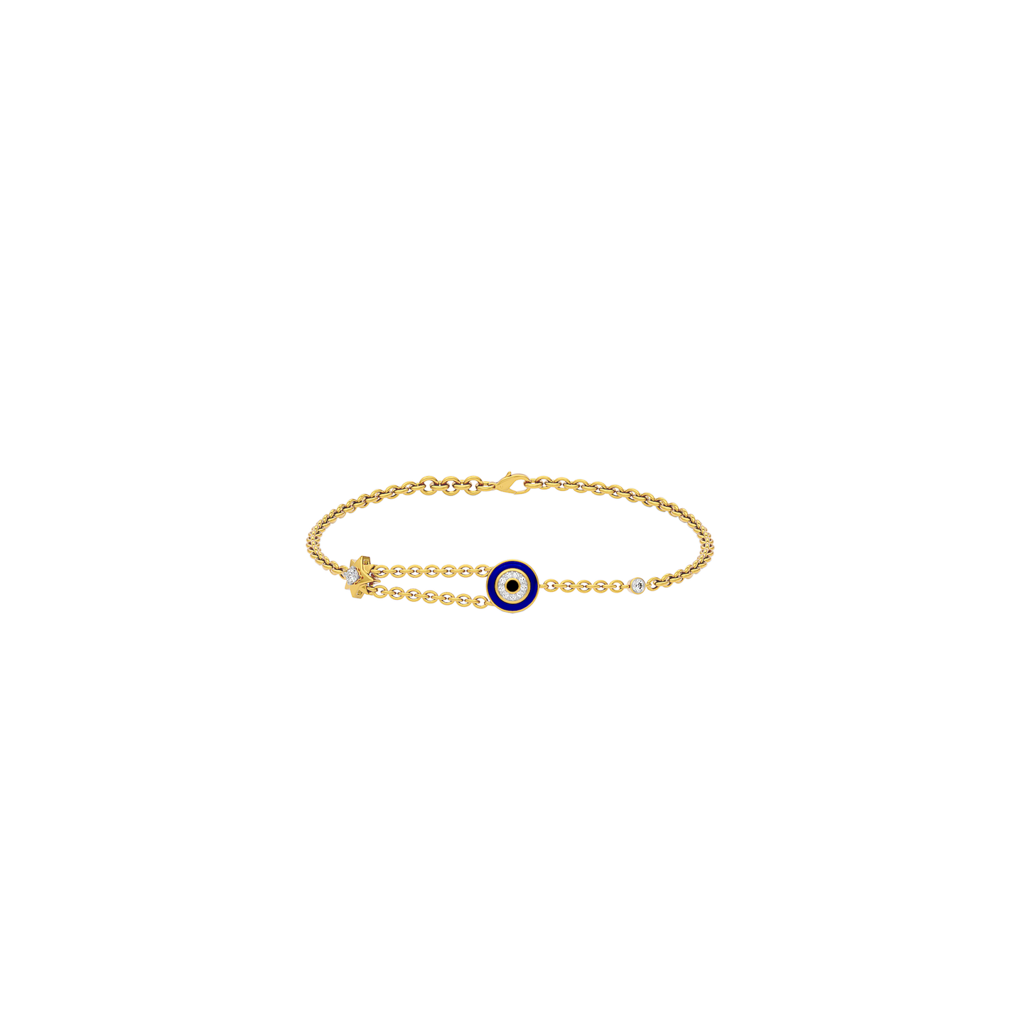 Luminous Evil Eye Diamond Bracelet