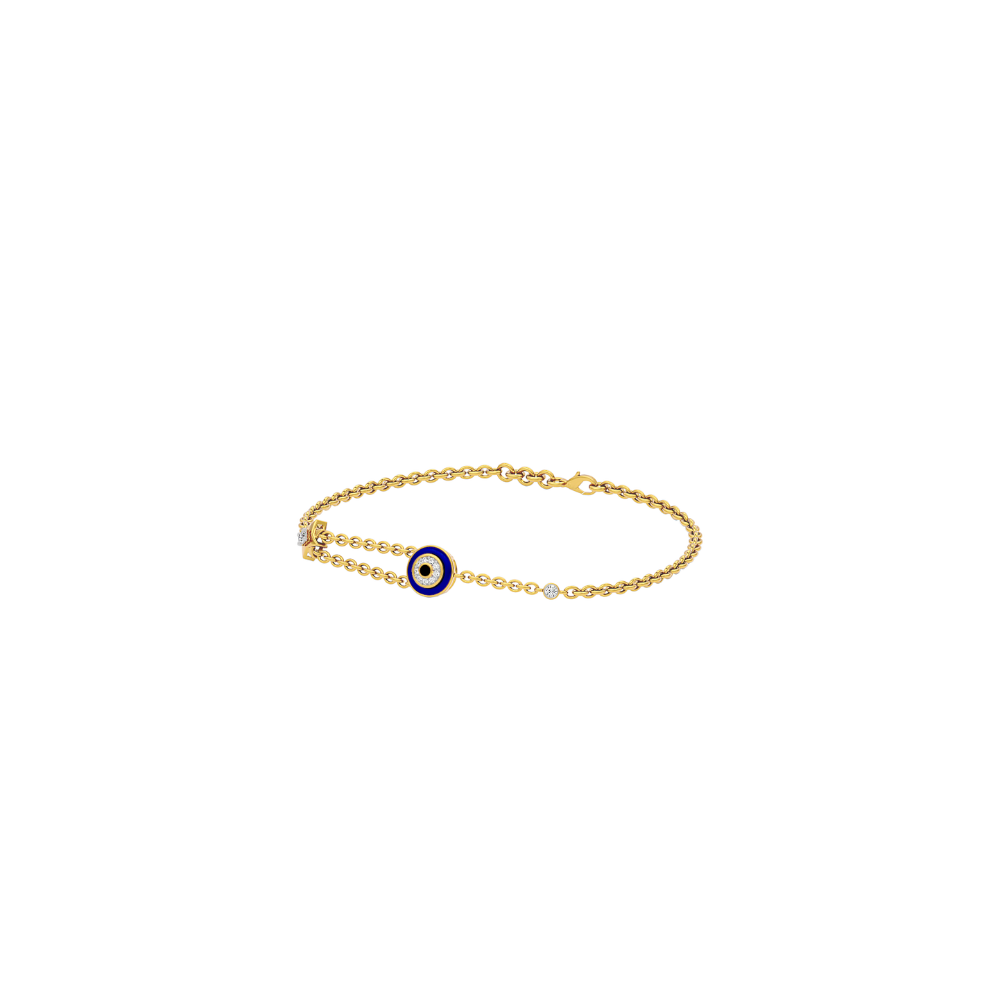 Luminous Evil Eye Diamond Bracelet