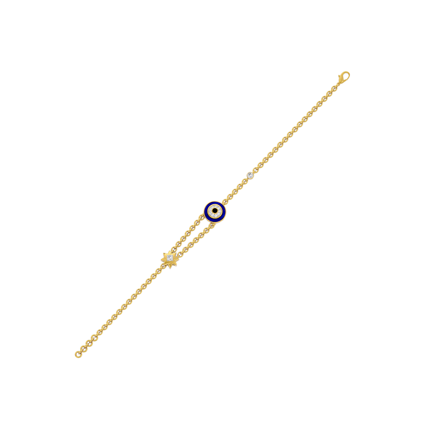 Luminous Evil Eye Diamond Bracelet