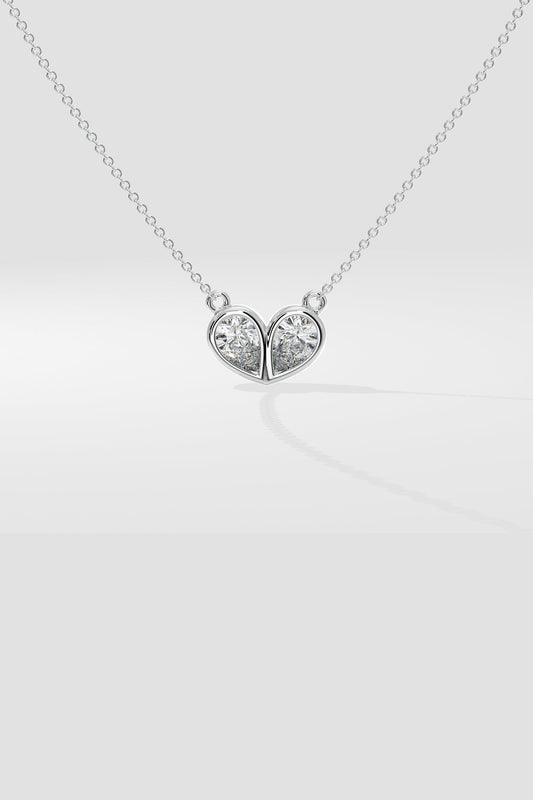 The Duo Heart Necklace