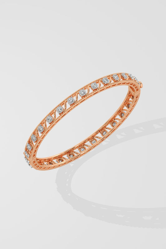 Spaced Curl Bangle