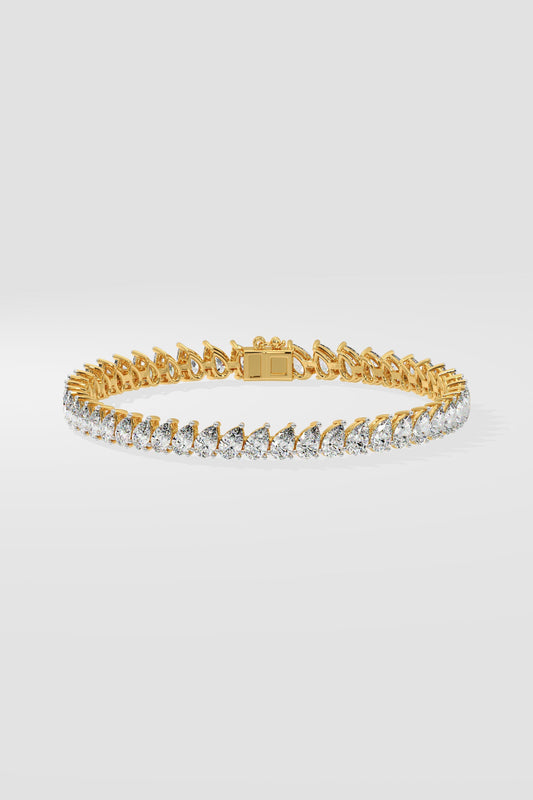 Pear Tennis Bracelet