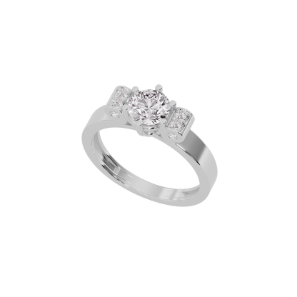Alluring Flora Diamond Ring