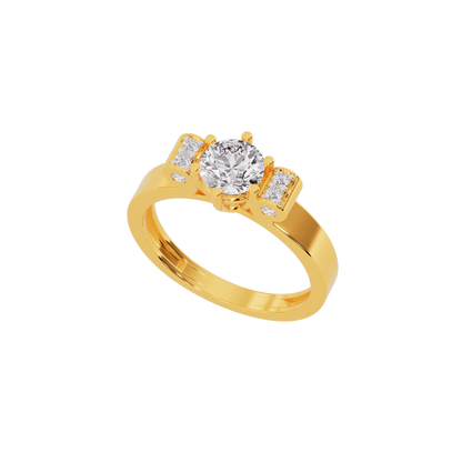 Alluring Flora Diamond Ring