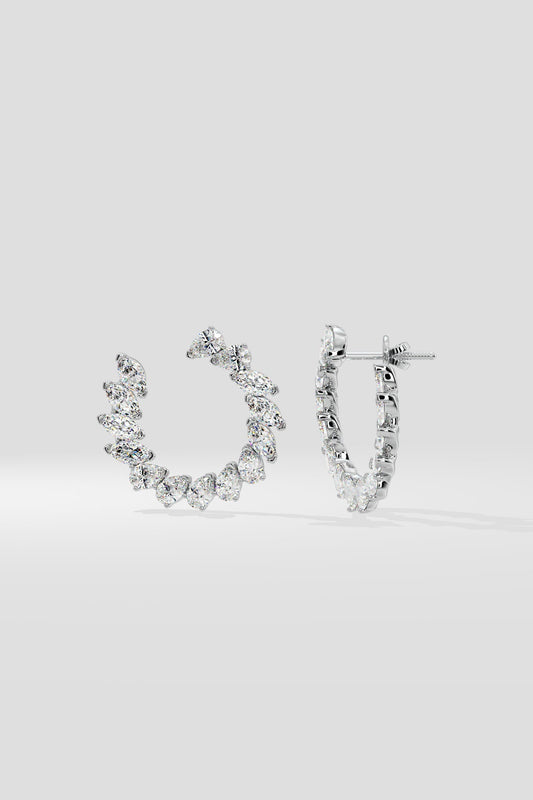 Shimmer Front Hoops