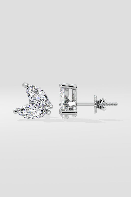 Marquise Butterfly Studs