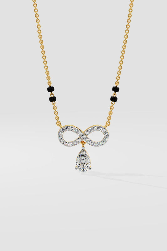 Infinity Pear Mangalsutra