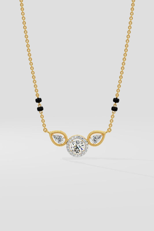 Petal Solitaire Mangalsutra
