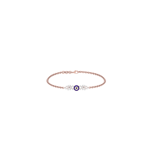 Enchanting Beads Evil Eye Diamond Bracelet