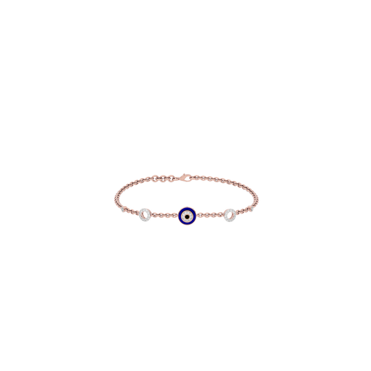 Whispering Ward Evil Eye Diamond Bracelet