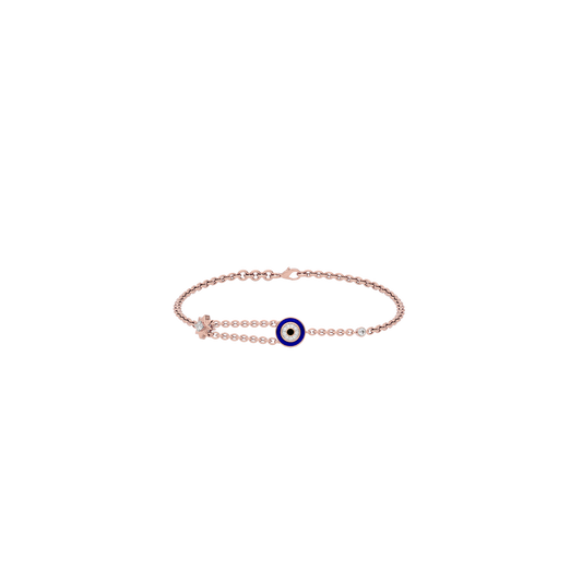 Luminous Evil Eye Diamond Bracelet