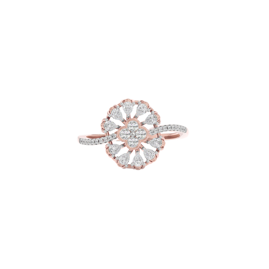 Brilliant Daisy Diamond Ring