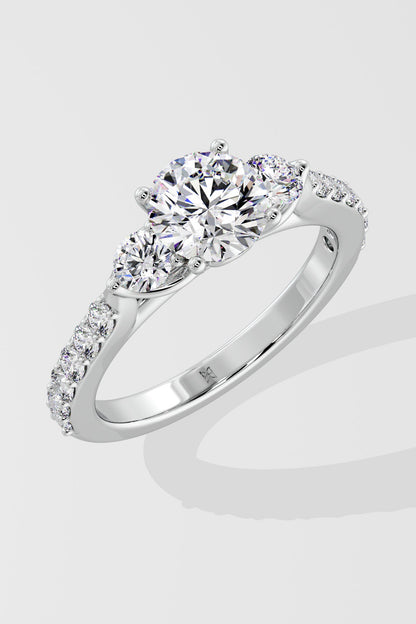 Trinity Solitaire Ring