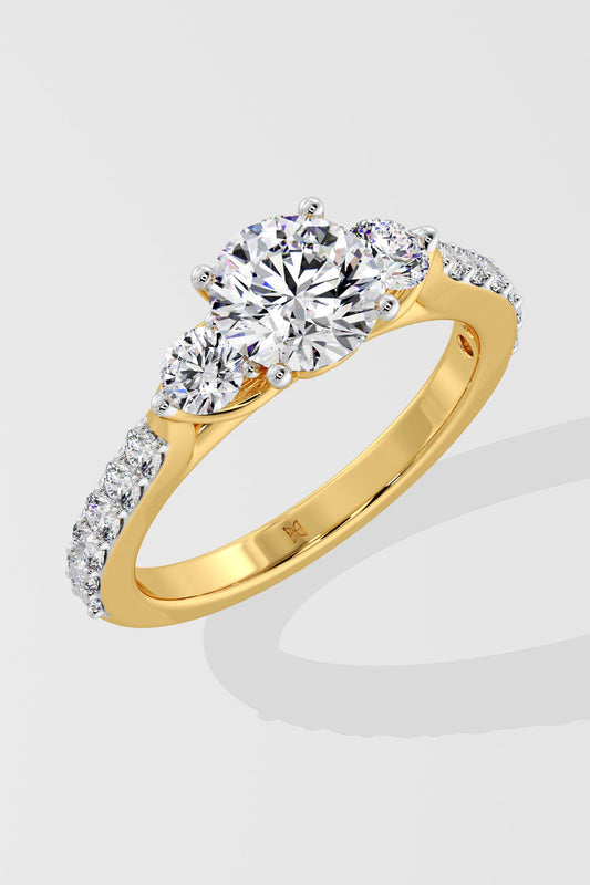 Trinity Solitaire Ring