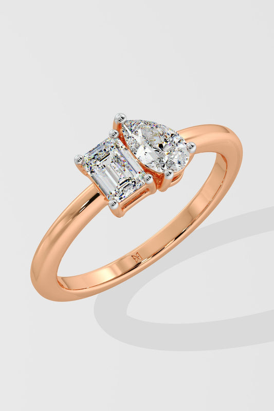 Mini Toi-et-Moi Promise Ring