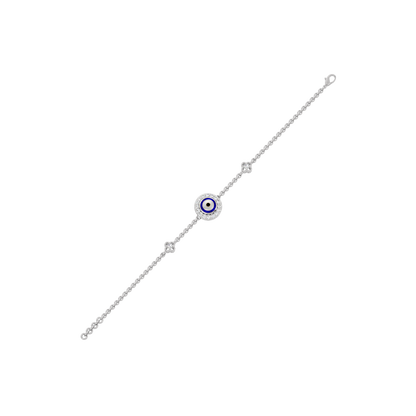 Good Vibe Evil Eye Diamond Bracelet