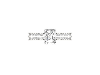 1.50 Carat Radiant Cut Engagement Ring