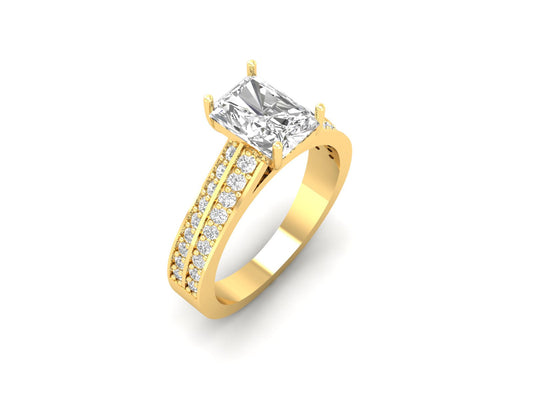 1.50 Carat Radiant Cut Engagement Ring
