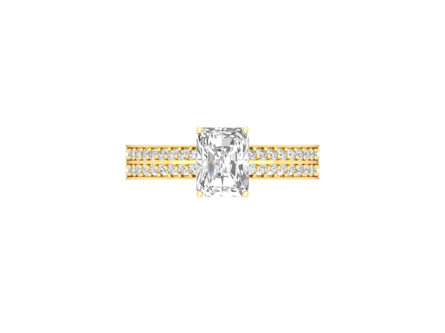 1.50 Carat Radiant Cut Engagement Ring